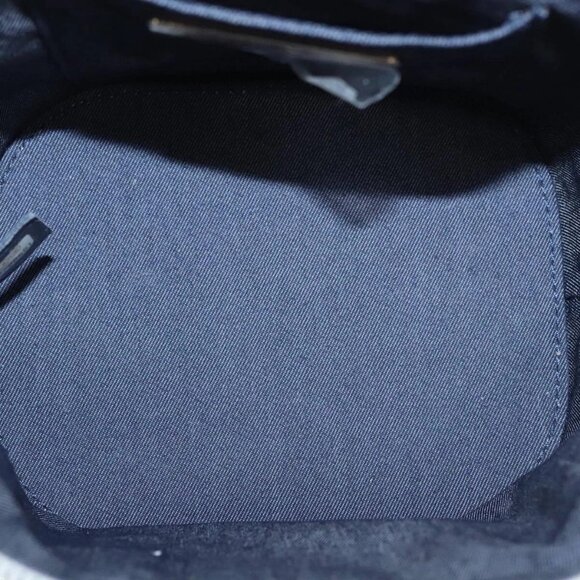 CHANEL Vanity Cosmetic Pouch Tweed Leather 2way Red White CC Auth 108914AM - Picture 11 of 16